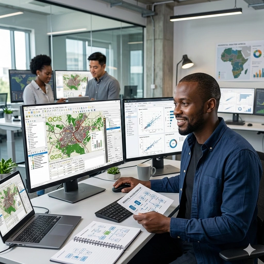 Training on GIS Mapping, Visualization, and Analysis using QGIS - Course Cover Image