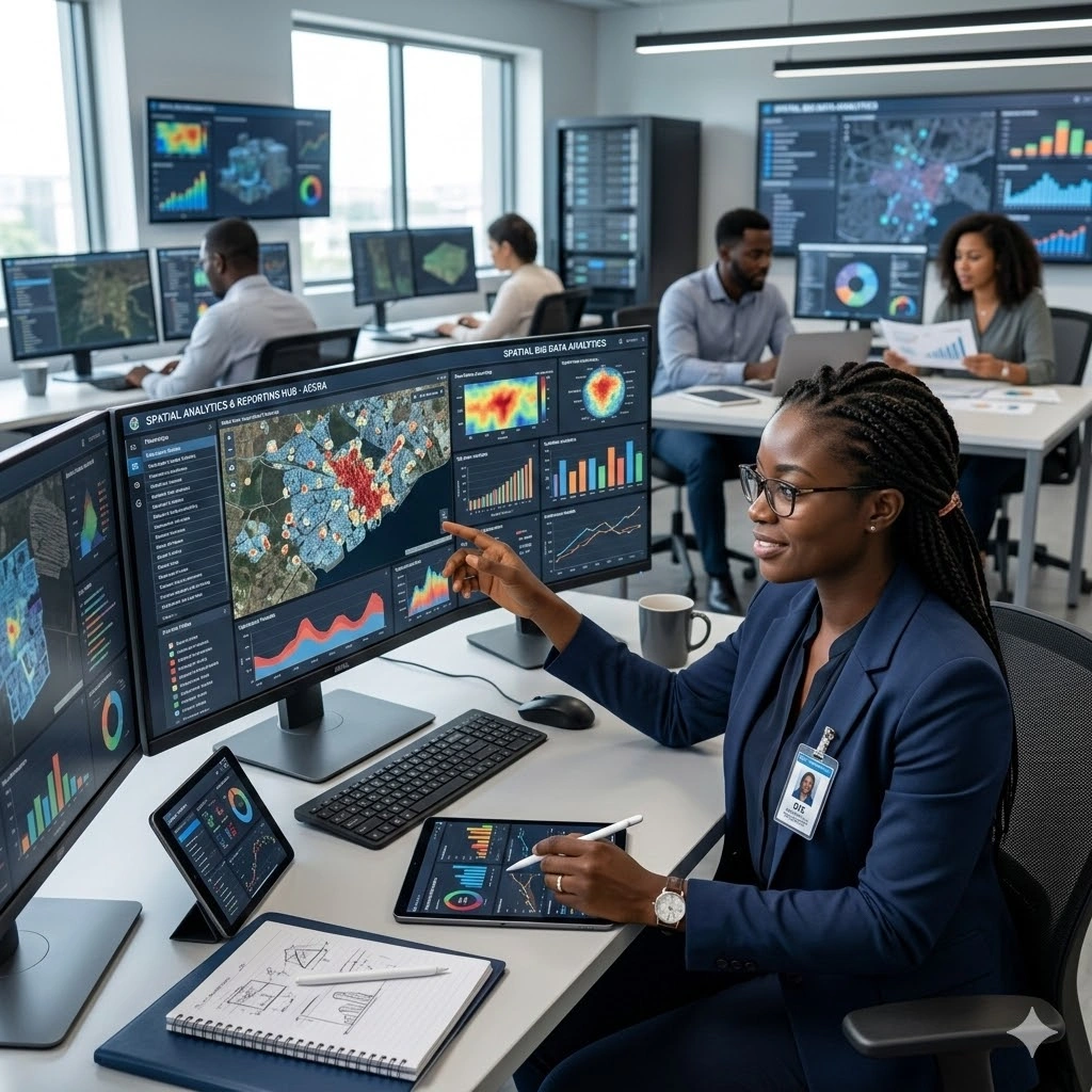 Training on Visualization and Reporting of Spatial Big Data