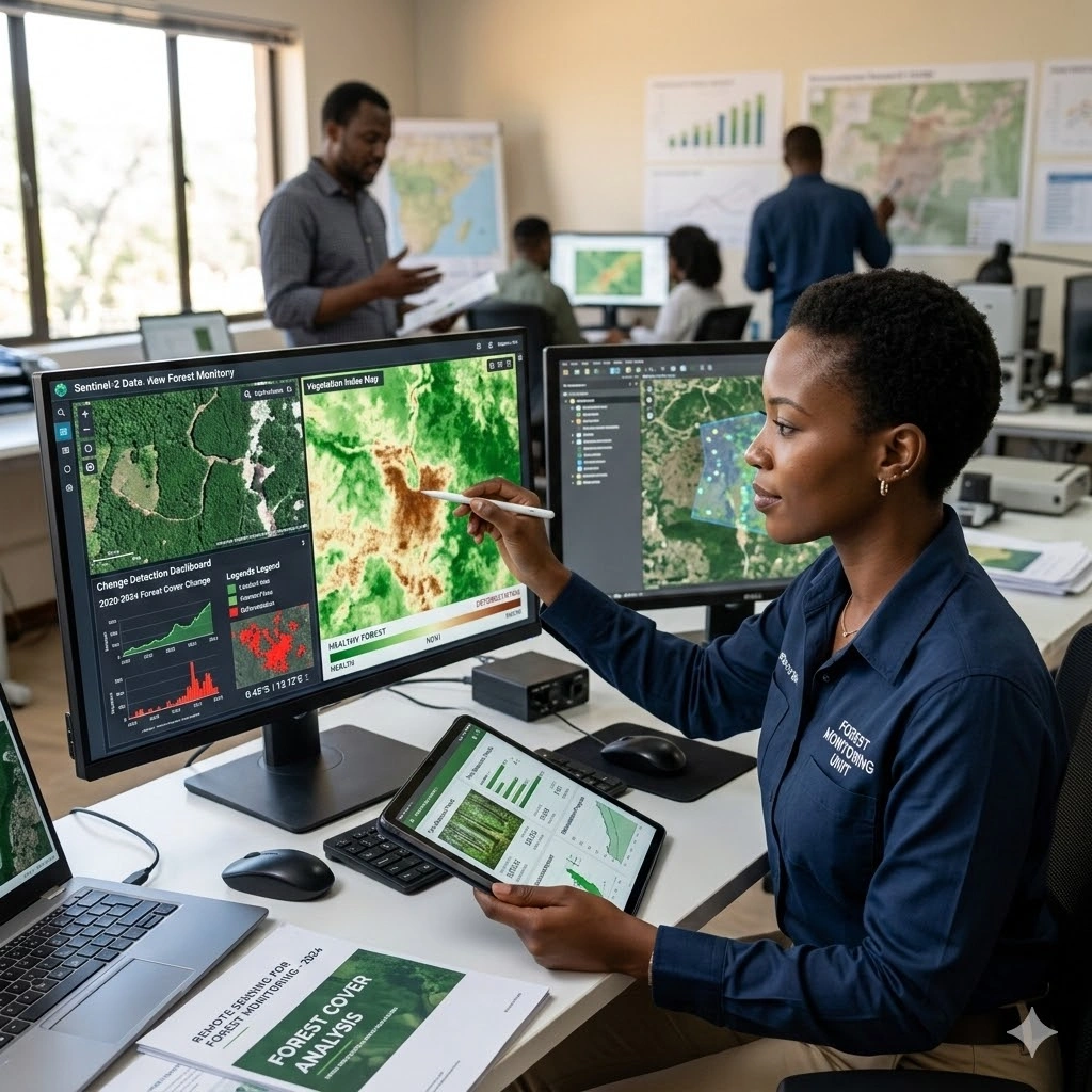 Training on Remote Sensing for Forest Monitoring - Course Cover Image